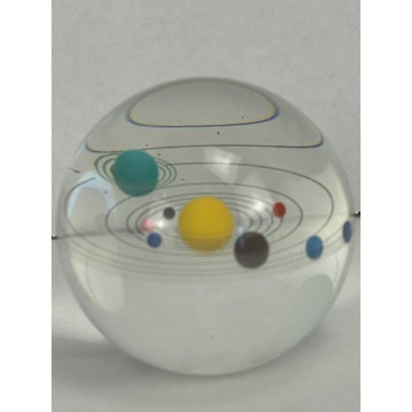 Crystal Solar System Ball 3D Glass Galaxy Mini Universe Astronomy Planets Gift - Picture 8 of 9